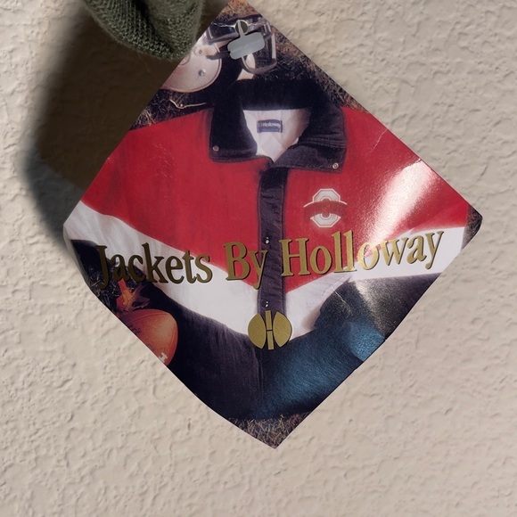 Vintage Notre Dame Holloway Men's Olive Green Jacket - Picture 9 of 15